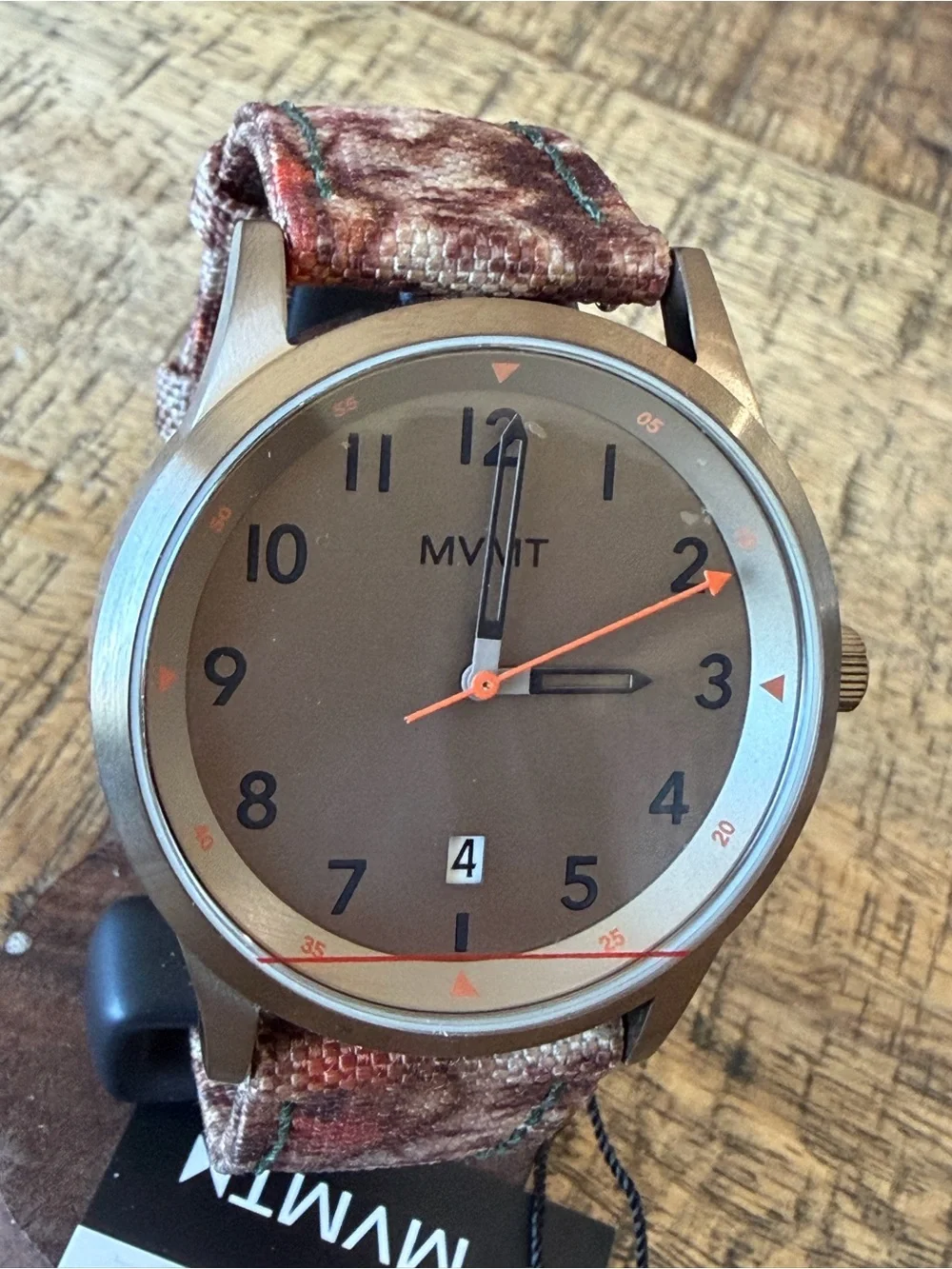 MVMT by Movado Field Watch - Camo Strap, Brown Dial, New in Box!